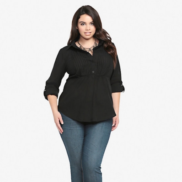 Torrid black blouse - Picture 2 of 7